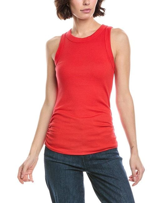 Michael Stars Red Halley Tank