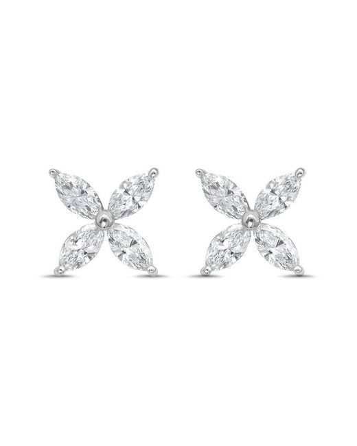 Diana M Metallic Diana M. 14K 2.00 Ct. Tw. Lab-Grown Diamond Stud Earrings