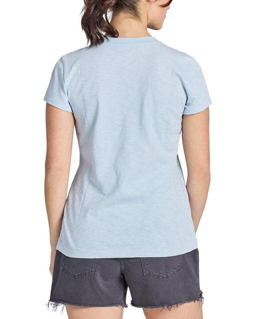 Life Is Good. Blue Slub Slim Fit Tee