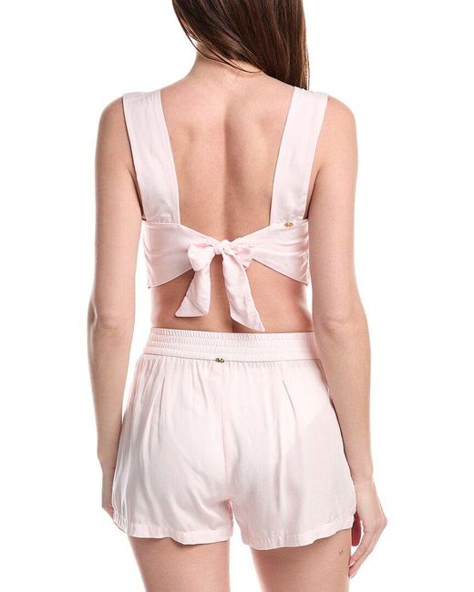 PQ Swim Pink Blair Top