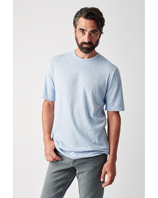 Faherty Brand Blue Cloud T-shirt for men