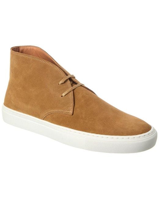 Ted Baker Brown Clarecs Suede Chukka Hybrid Boot for men