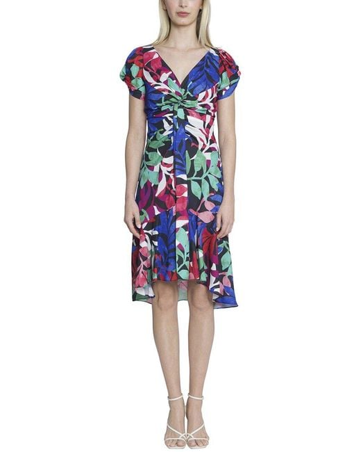 Maggy London Blue Midi Dress
