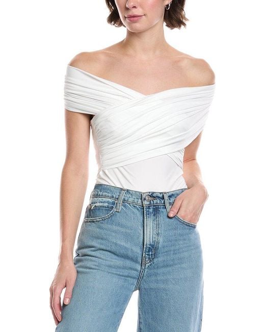 HL Affair Blue Crisscross Bodysuit