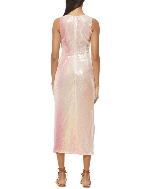 MISA Los Angles Pink Nakia Dress