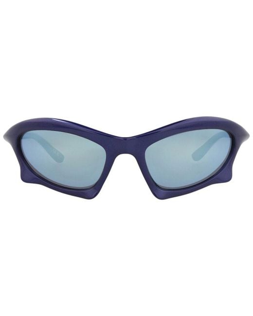 Balenciaga Blue 59Mm Sunglasses for men