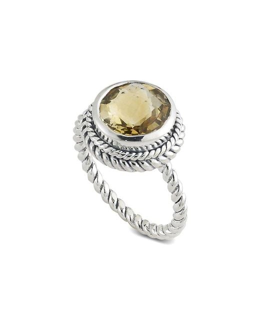 Samuel B. Metallic 2.60 Ct. Tw. Citrine Ring