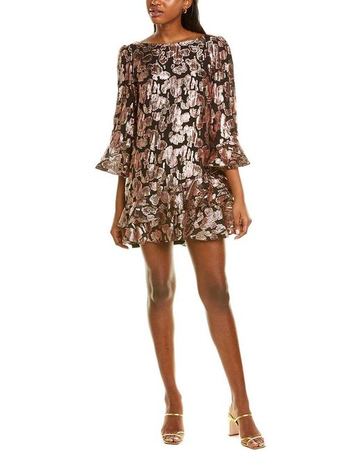 Saloni Synthetic Marissa Mini Dress in 