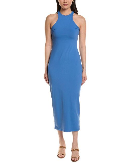 Susana Monaco Blue Racer Midi Dress