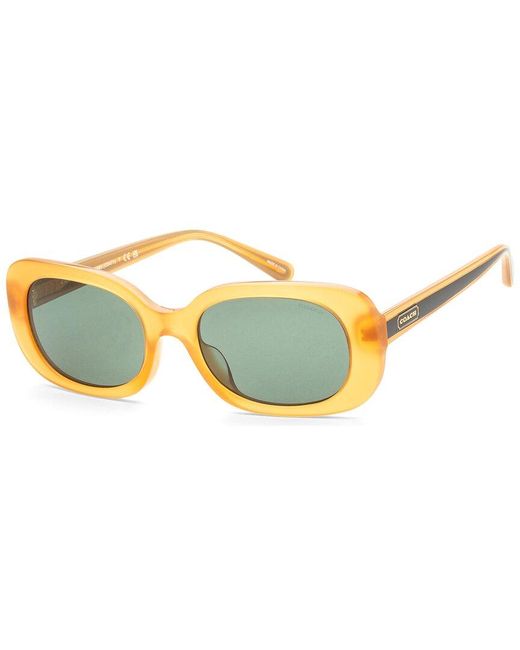 COACH Yellow Hc8358u 54mm Sunglasses