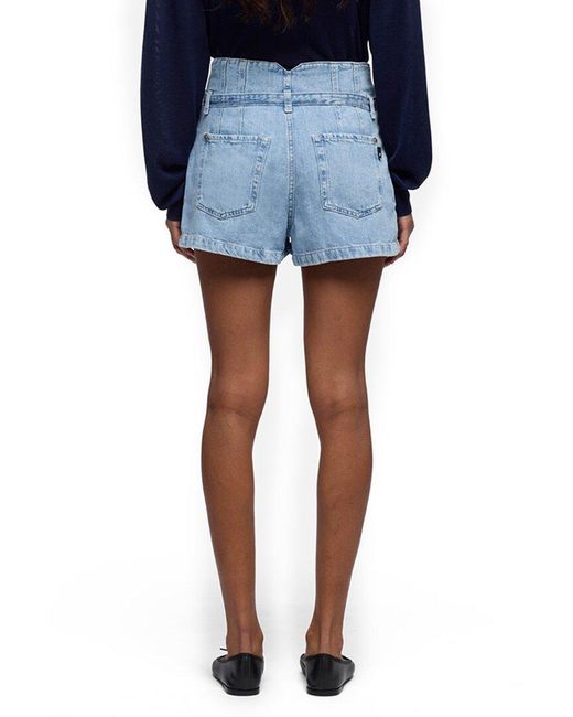 7 For All Mankind Blue Belted Kansas Short