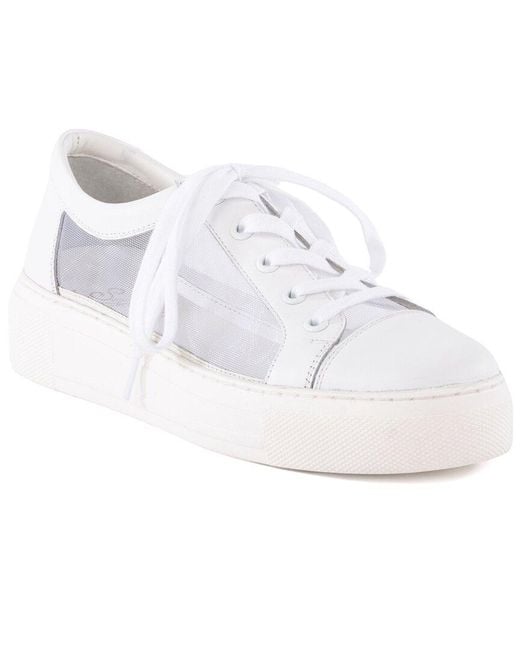 Seychelles White Forever Young Leather & Mesh Sneaker