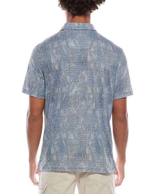 Tommy Bahama Blue Palm Desert Island Grove Polo Shirt for men