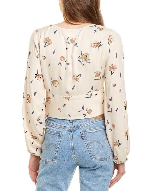Saltwater Luxe Blue Rinna Top