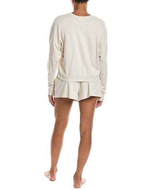 Honeydew Intimates Natural 2Pc Weekend Club Shortie Set