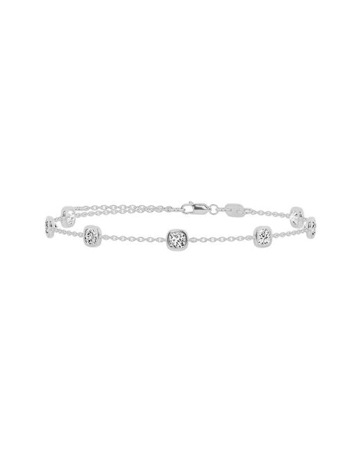 Lab Grown Diamonds White 14K 1.50 Ct. Tw. Lab-Grown Diamond Tennis Bracelet