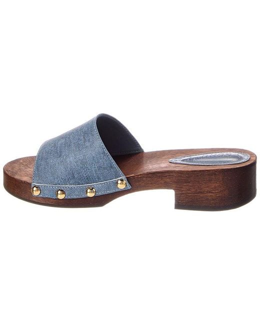 SCHUTZ SHOES Blue Shayla Denim Sandal
