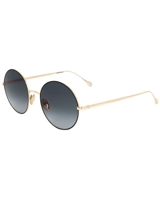 Isabel Marant Blue Round Gradient Smoke Sunglasses