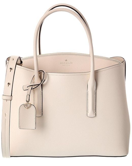 Kate Spade Natural Margaux Large Leather Satchel