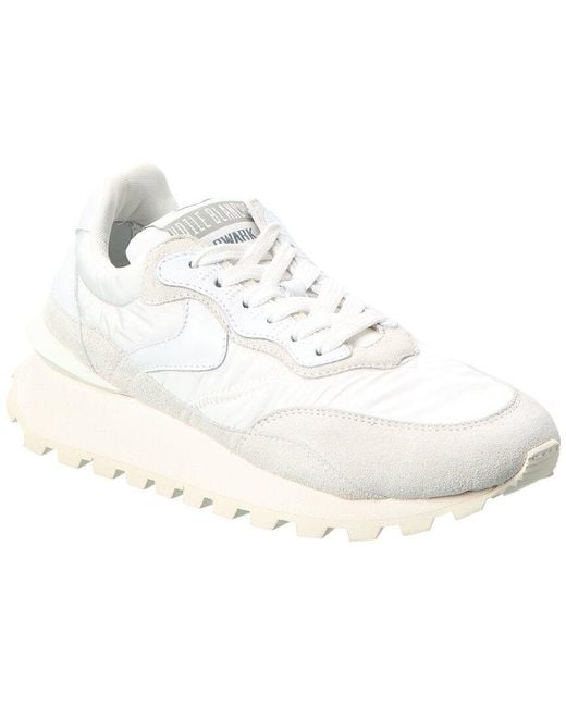 Voile Blanche White Qwark Hype Leather Sneaker