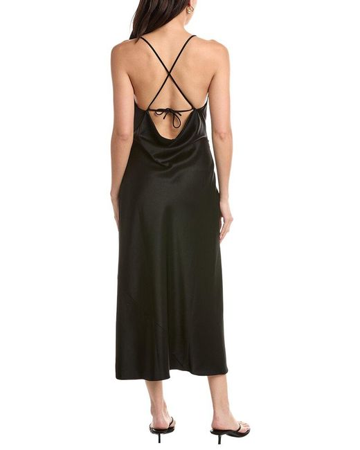 Femme Society Black Sleeveless Midi Dress