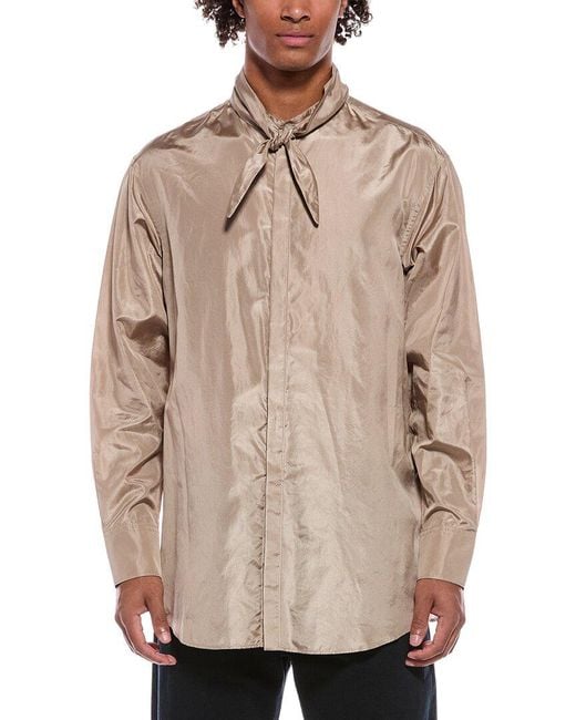 Valentino Natural Silk Shirt for men