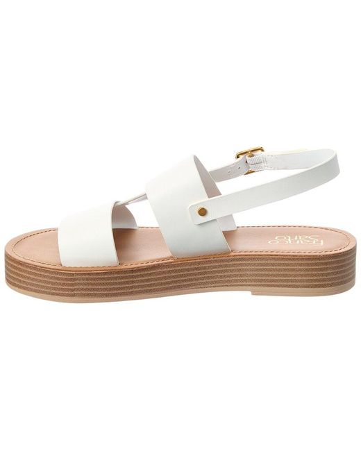 Franco Sarto White Genova Sandal