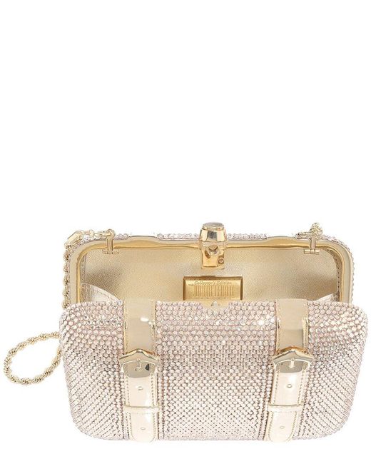 Judith Leiber Natural Valise Prosecco Clutch