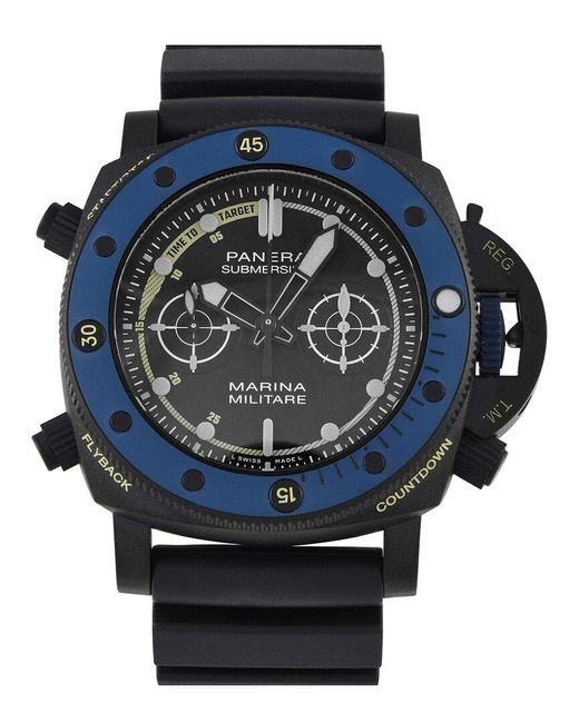 Panerai Blue Submersible Watch, Circa 2024 (Authentic Pre-Owned) for men