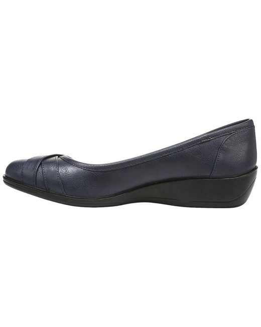 LifeStride Blue I-Loyal Flat