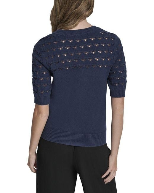DKNY Blue Sweater Top