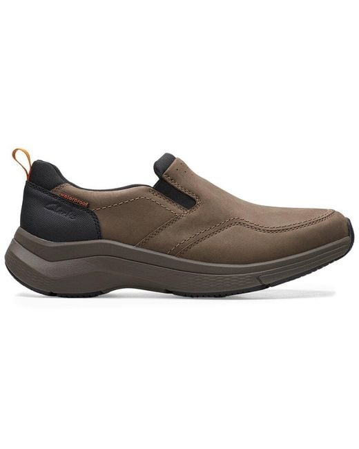Clarks Brown Wave2.0 Edge Oiled Nubuck Shoe for men