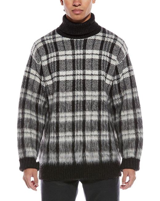 Helmut Lang Gray Chunky Turtleneck for men