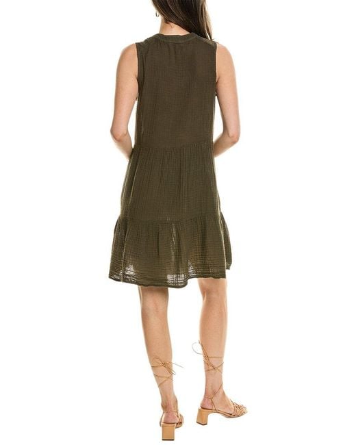 Michael Stars Green Daisy Mini Dress