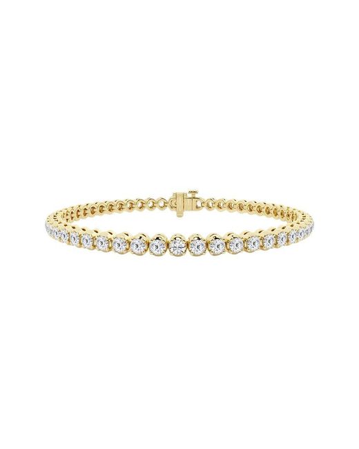 Lab Grown Diamonds White 14K 4.00 Ct. Tw. Lab Grown Diamond Bracelet