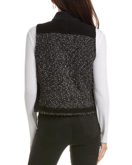 Rag & Bone Black Judity Wool-blend Vest