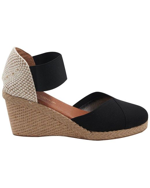 Andre Assous Black Anouka Canvas Espadrille