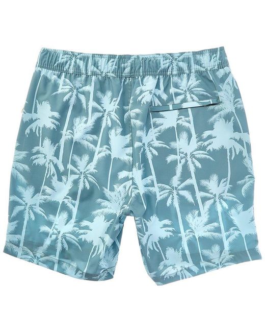 Onia Blue Stretch Volley Swim Short for men