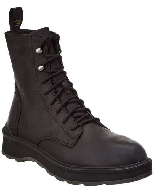 Sorel Black Hi-line Lace Leather Boot for men