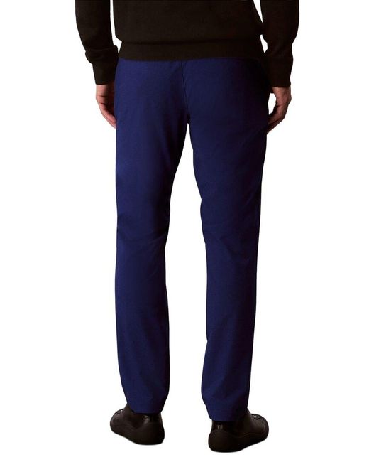 Calvin Klein Blue Slim Tech Stretch Trouser for men