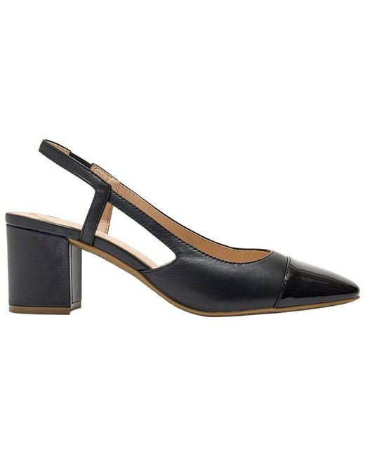 Jack Rogers Blue Summer Leather Slingback Flat