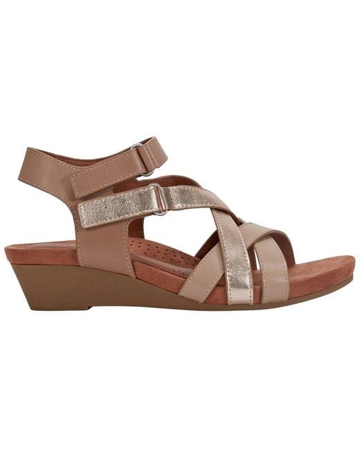 Rockport Brown Helin Leather Sandal