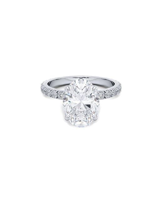 Lab Grown Diamonds White 14K 3.00 Ct. Tw. Lab-Grown Diamond Ring