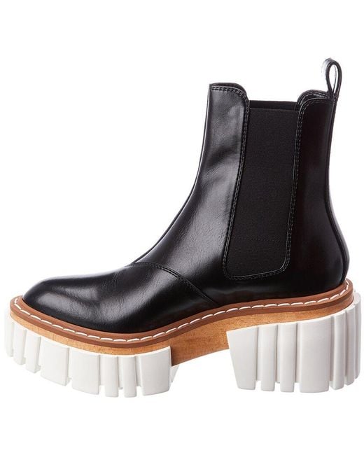 Stella McCartney Black Emilie Platform Bootie