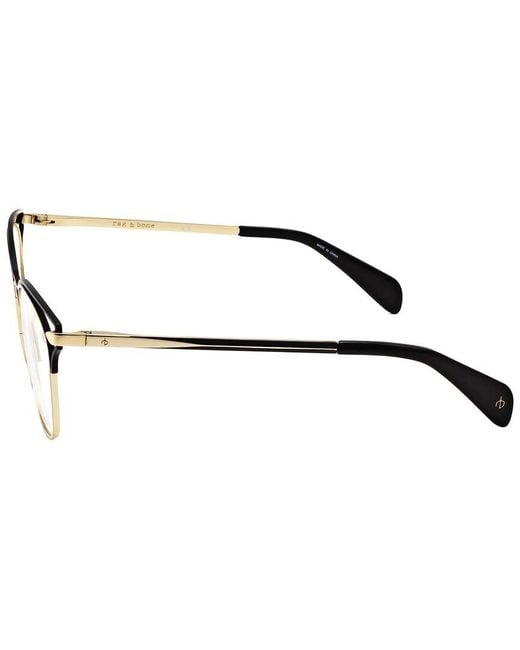 Rag & Bone Metallic 51Mm Optical Frames