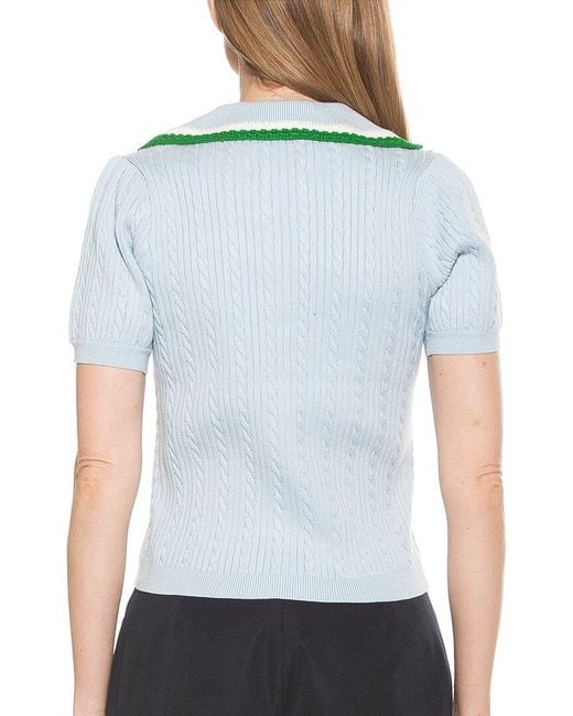 Alexia Admor Blue Kith Top