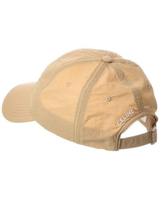 Céline Natural Logo Baseball Cap