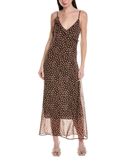 Avantlook Brown Maxi Dress