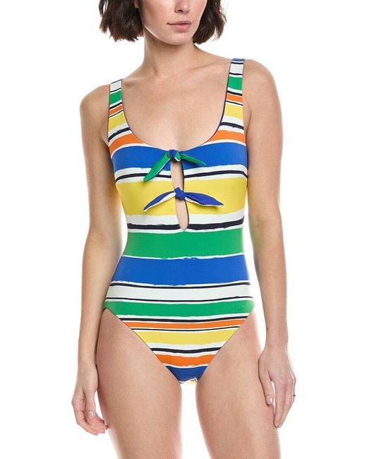 Kate Spade Blue Reversible One-Piece