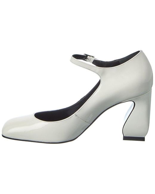 Sergio Rossi White Patent Pump